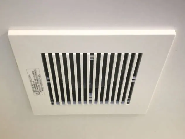 名古屋市緑区の戸建て住宅で松本電気工事が交換した浴室換気扇FY-17C8（施工後）