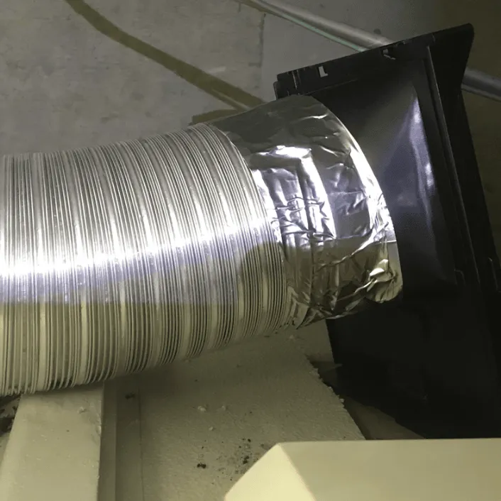 浴室換気扇のアルミダクトが腐食してたら交換が必要